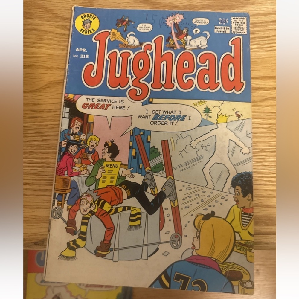 Jughead Comic Book - Jughead #215 (ARCHIE COMICS Publications, Inc. April 1973)